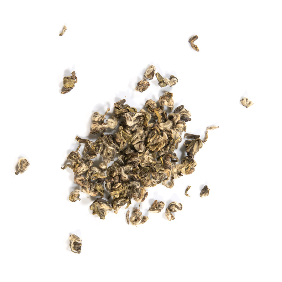 Imperial Spring Loose Leaf Green Tea Leaves From East London Tea Company at 499 Hackney Road in East London.