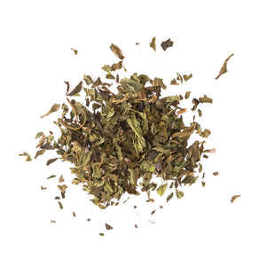 Single Estate Peppermint Loose Leaf Herbal Tea Leaves From East London Tea Company at 499 Hackney Road in East London.